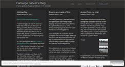 Desktop Screenshot of flamingodancer.net